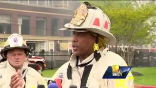 Video: Heavy flames, smoke billowed from College Park fire
