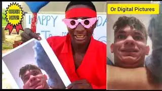 Karate Fighter wishes funny custom Birthday video