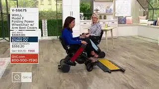 WHILL Model F Folding Power Wheelchair with Accessories  June 6th 2023 QVC2