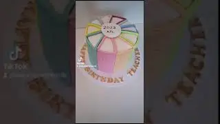 Book cake design for teacher