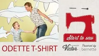 Odette T-Shirt naaien: stap-voor-stap video