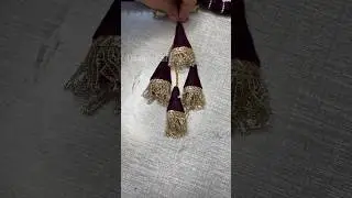 Easy DIY Latkan at Home ✨ | Bridal Lehenga Latkan 💡