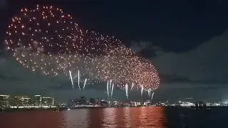 2026 fireworks! Yas Bay Yas Island Abu Dhabi UAE
