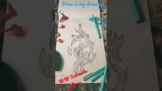 #shorts  drawing of Sword. Easy fof kids 💥💥⚔️🗡️⚔️ ,by (Eshan shaikh)