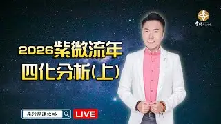 【直播】紫微流年四化分析(上)- 天同化祿/天機化權｜20260112｜李行老師｜李行開運攻略｜Podcast
