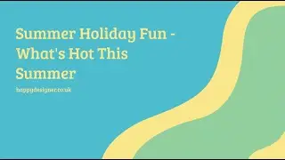 Summer Holiday Activities for Kids | Fun, Creative & Screen-Free Ideas
