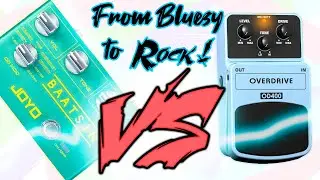 Behringer OD400 (OD3 clone) vs JOYO BAATSIN || BOSS Katana 50 Mk1 || Squier Affinity STRAT