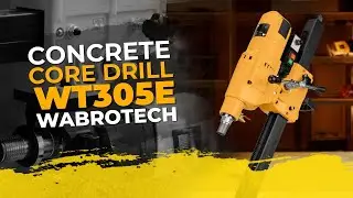 WT305E Core Drill on a Tilting Drill Stand | WABROTECH | Core Drilling in Concrete