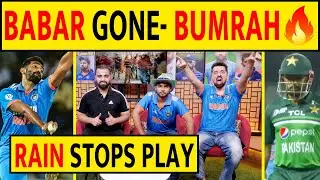 🔴RAIN STOPS PLAY- BABAR, IMAM OUT- IND BOWLING ON TOP!🔥PAK KI HAAR KAREEB #indvspak #asiacup2023