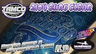 How To Paint a Motorcycle Tank Pt. 10- CLEAR COAT, Tamco 2104 Euro Clear Coat