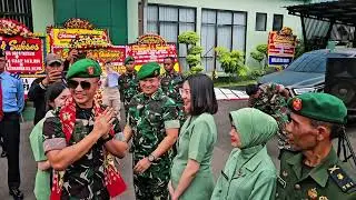 Tradisi Satuan Pelepasan Kolonel Arm Rico Ricardo Sirait Dandim 0507/Bekasi periode 2023-2025 (3/5)