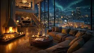Stay Here Tonight 🌌 Cozy Apartment with Snowy City View