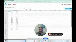 StatCrunch Time series graph