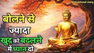 कम बोलकर खुदको बदलो | Buddha motivational Story on Self Development