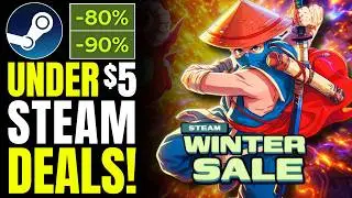 Большая зимняя распродажа Steam уже началась! 15 отличных предложений по цене менее 5 долларов!
