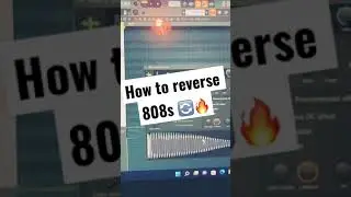 How to Reverse 808s 🔄🔥 #shorts #808s #808tutorial