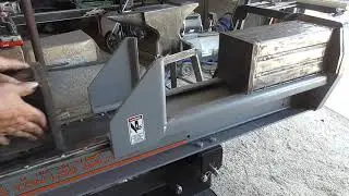 Log splitter to Forge press part2