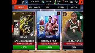 Buying Underrated Player Pack NBA Live Mobile 18! First to buy and post on YouTube. Something good?