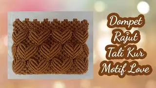 Tas Rajut Tali Kur Motif Love / Hati || Tas Rajut || Tas Tali Kur || Tutorial || Yuanietha Yusnie