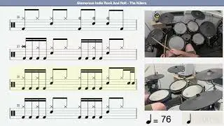 Glamorous Indie Rock & Roll &ndash; The Killers | Drum Tutorial