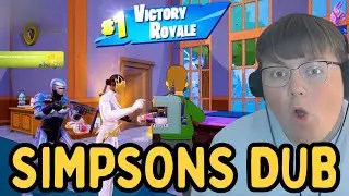 DOMINATING SIMPSONS SEASON WITH ALL NEW WEAPONS! 😎 Squad Win Fortnite Battle Royale
