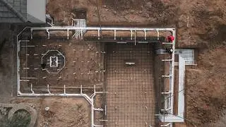 In-Floor Pool & Spa with Lautner Edge | Acrylic Spa + External Surge Tank