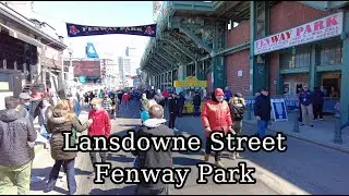 Boston MA Lansdowne Street on Game Day