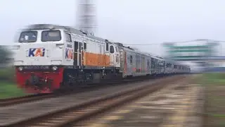 Indonesia's Train Compilation at Cimekar Station 2