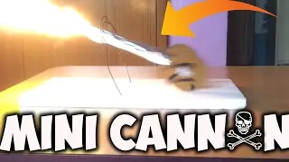 mini cannon how to make a mini cannon at home | homemade mini cannon |  DIY MINI-CANNON | shooting