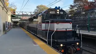 NJTR 4101 makes its way through Summit on 853