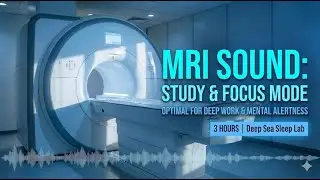 3 Hours MRI Sound for Deep Work & Study Focus | Deep Sea Sleep Lab