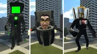 I Was Chased by Skibidi Toilet in Garry’s Mod - The Skibidi Toilet Command Faces the Cameramen