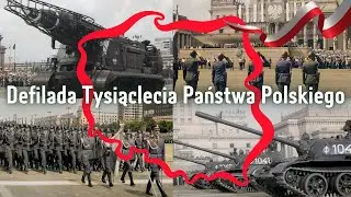 Warszawa - Defilada Tysiąclecia Państwa Polskiego w 1966 roku / Historia Polski