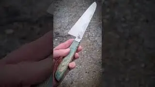 Кованый кухонный нож ручной работы. #kitchenknife #кухонныеножи #kitchentool #нож #кованыйнож