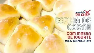 Esfiha com massa de iogurte | Leve, macia e perfeita em casa