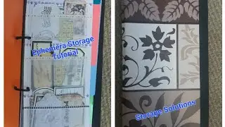 Ephemera Storage folder Tutorial : Stashbusting Saturday