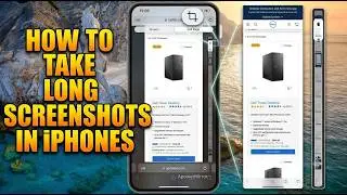 Как делать длинные скриншоты на iPhone (iOS 26.2)