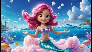 Mermaid Mia&rsquo;s Cotton Candy Castle | Fun Mermaid Song for Kids | Sweet Ocean Adventure Rhyme