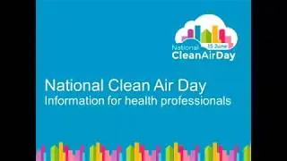 National Clean Air Day - Information for health professionals