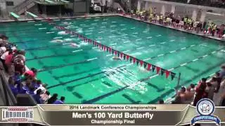 Men's 100-yard butterfly finals
