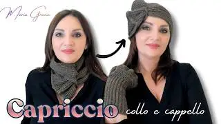 Capriccio: Collo/Cappello Stile Charleston All'Uncinetto | Tutorial Vintage