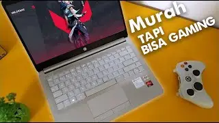 LAPTOP CUMA 5 JUTA UDAH   BISA SEMUA | Review LaptopHP14 Athlon Gold