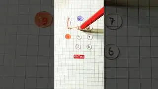 Nối một đường từ 1 đến10  #doodle #shorts #iqtest #quiz #games #test #questions