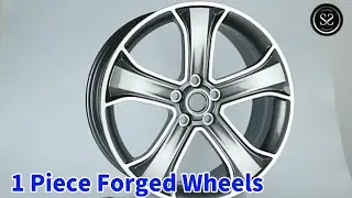 Monoblock 1 Piece Forged Wheels Rims Alloy Dark Grey 98 - 139.7mm PCD