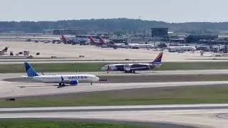 Southwest Airlines Boeing 737-800 &ldquo;Illinois One&rdquo; Livery Takeoff from Atlanta Airport | ATL