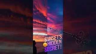 Unlocking Sunset Colors🌄Nature's Secrets❤️! #facts #shorts #short