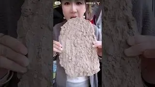 Chinese loess Crunch 🤎♡#loess #clay #crunch #mukbang #chalk #asmr #clayvideos #loessclay