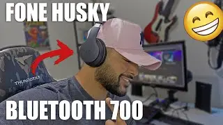 MEU NOVO FONE BLUETOOTH HUSKY TECHNOLOGIES 700 - BOM BONITO E BARATO!