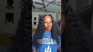 Super easy to wear glueless deep wave hair💯#ishowbeauty #ishowhair