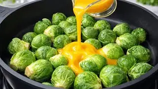 Никто не верит, что брюссельская капуста такая вкусная! Простой, быстрый ужин за 10 минут
